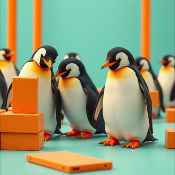Cover art for Slower Penguins Fear Bears